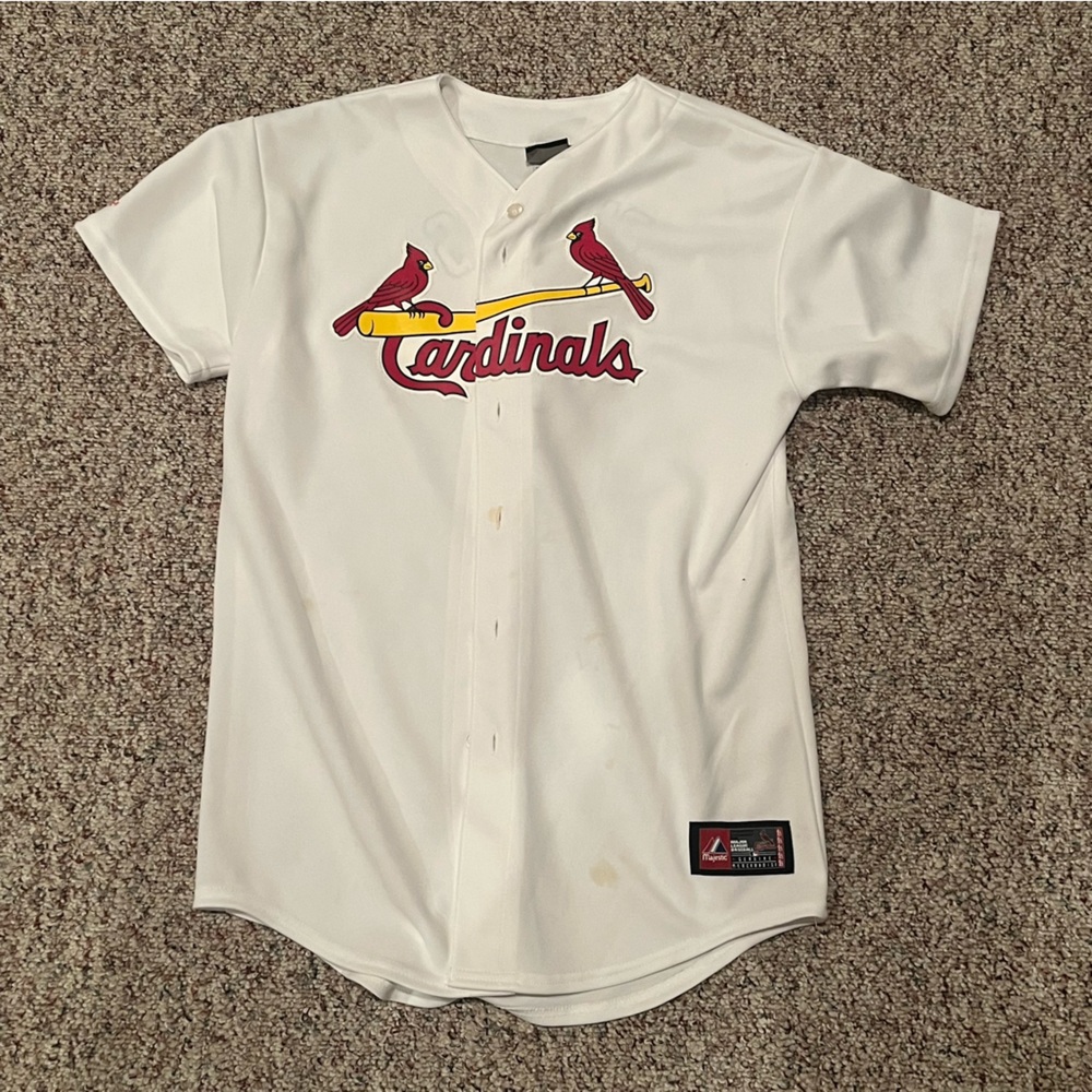 Albert Pujols Cardinals Majestic Jersey Size Youth XL